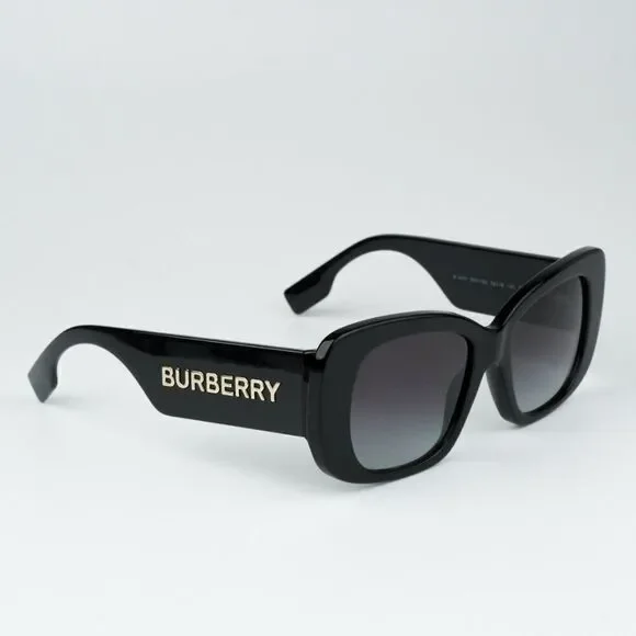 NEW Burberry BE4410 4038F2 Black Dark Grey Women Sunglasses BE 4410